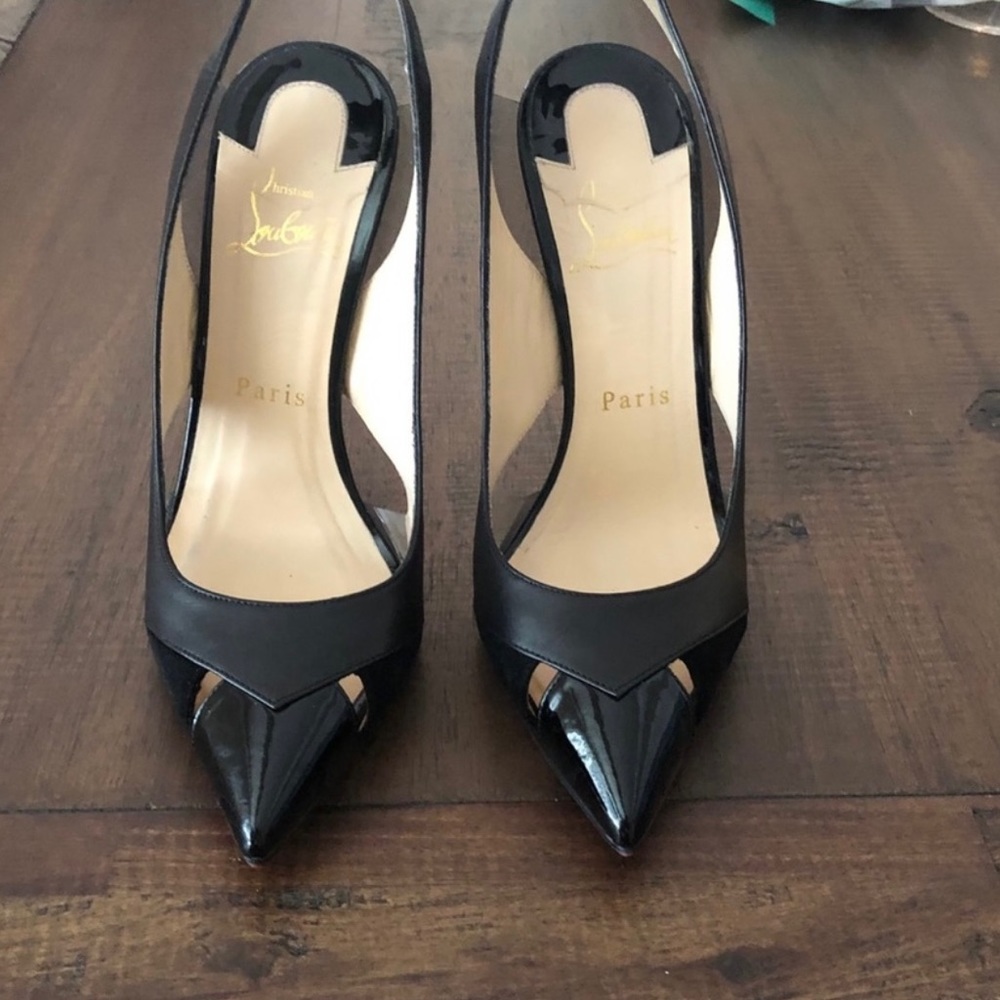 Christian Louboutin black heels
